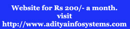 Website for Rs 200 per month i.e 2400 a year visit http://www.adityainfosystems.com